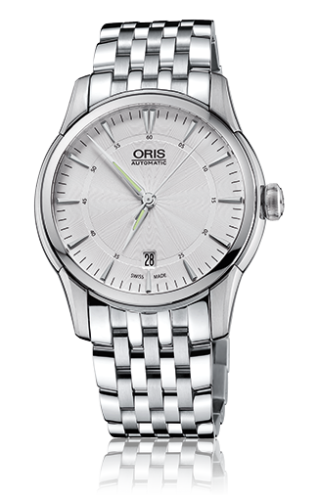 Oris Artelier Date 40 Stainless Steel / Silver / Bracelet, reference 01 733 7670 4051-07 8 21 77 x