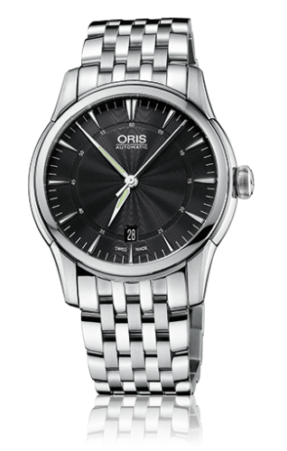 Oris Artelier Date 40 Stainless Steel / Black / Bracelet, reference 01 733 7670 4054-07 8 21 77 x