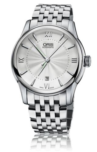 Oris Artelier Date 40.5 Stainless Steel / Silver / Bracelet, reference 01 733 7670 4071-07 8 21 77 x