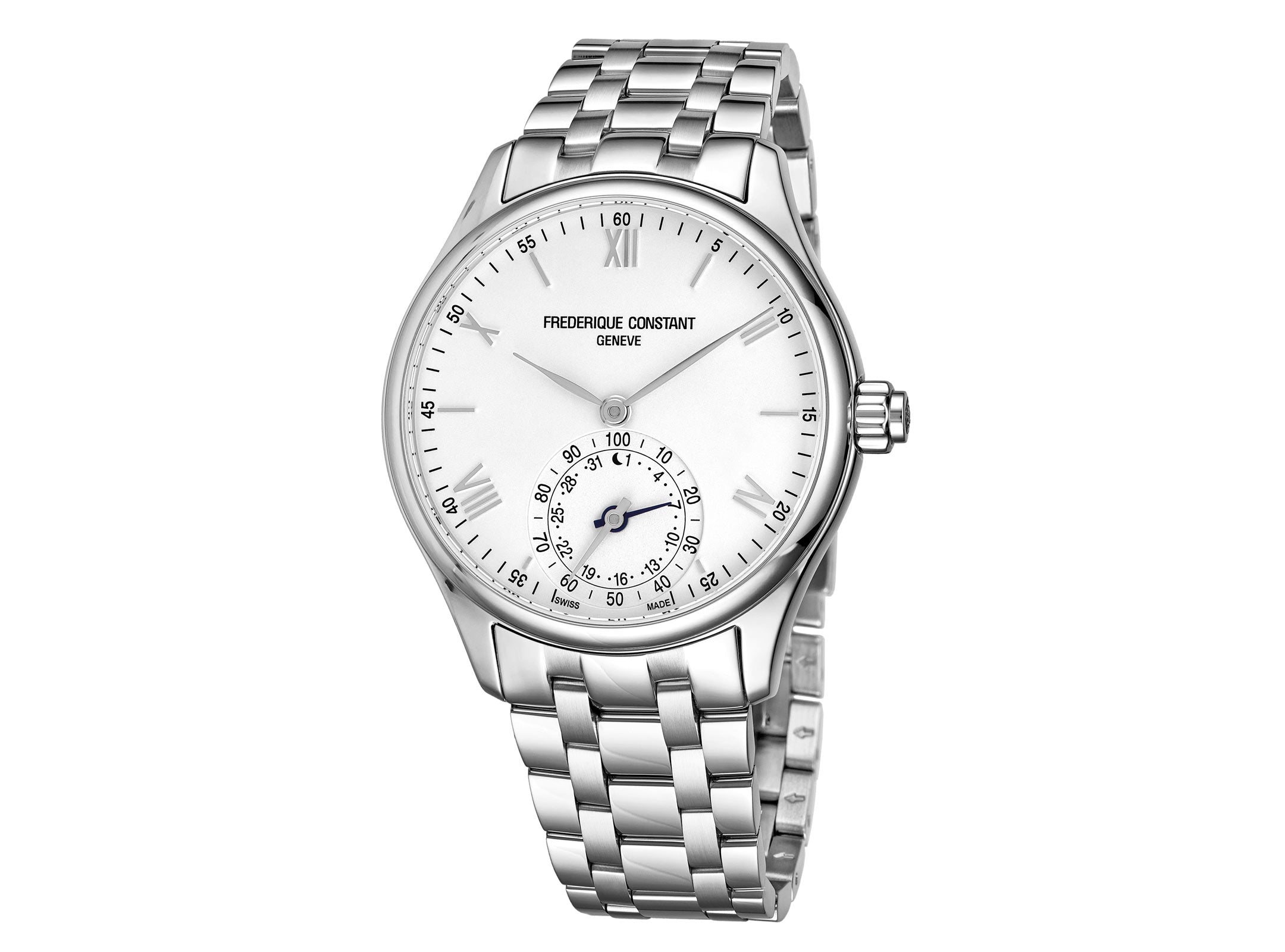 Frederique Constant Horological Smartwatch Gümüş Dial / Bilezik, referans FC-285S5B6B