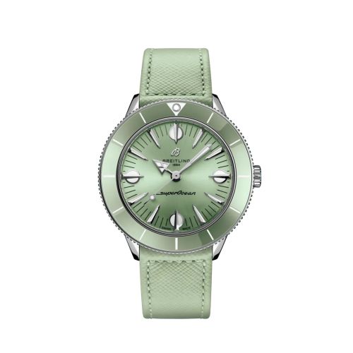 Breitling Superocean Heritage '57 Pastel Paradise / Mint Yeşil 38mm, referans A10340361L1X1