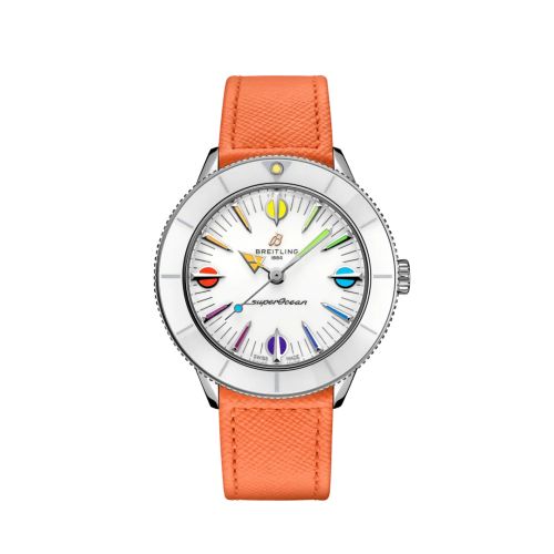 Breitling Superocean Heritage '57 Pastel Paradise / Beyaz Rainbow 38mm, referans A10340A11A1X1
