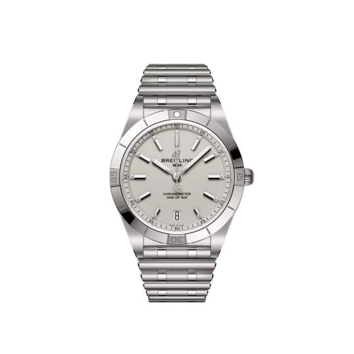 Breitling Chronomat Automatic 36 Victoria Beckham Paslanmaz Çelik / Dove Gri, referans A103801A1G1A1