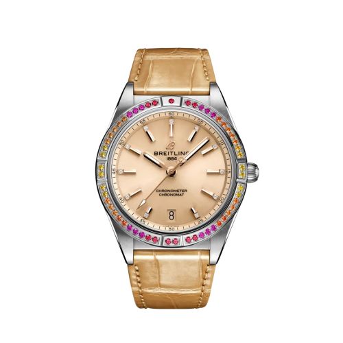 Breitling Chronomat Automatic 36 South Sea Paslanmaz Çelik / Beige, referans A10380611A1P1