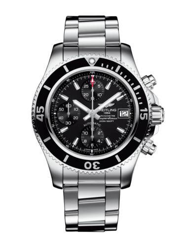 Breitling Superocean Chronograph 42 Paslanmaz Çelik / Siyah / Bilezik, referans A13311C91B1A1