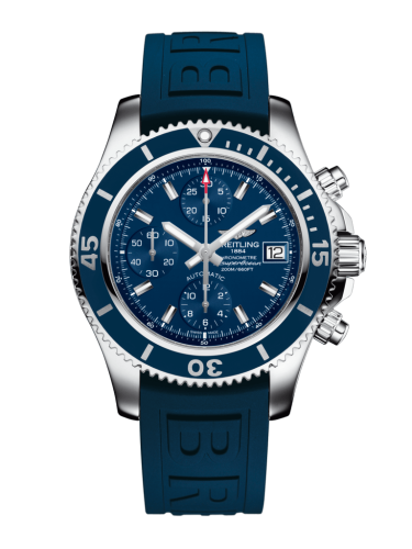Breitling Superocean Chronograph 42 Paslanmaz Çelik / Mavi / Kauçuk / Pin, referans A13311D1/C971/148S/A18S.1