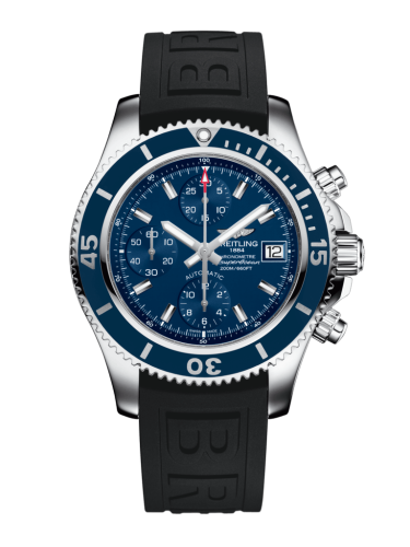 Breitling Superocean Chronograph 42 Paslanmaz Çelik / Mavi / Kauçuk / Pin, referans A13311D1/C971/150S/A18S.1