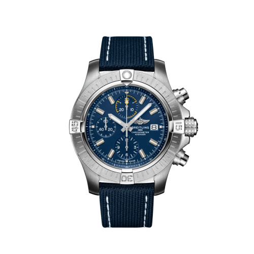 Avenger Chronograph 45 Stainless Steel / Blue / Military / Pin