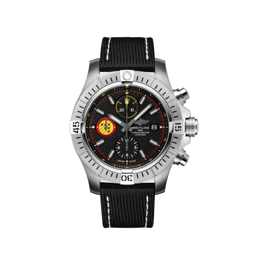 Avenger Chronograph 45 Stainless Steel / Black / Military / Pin / Swiss Air Force Limited Edition