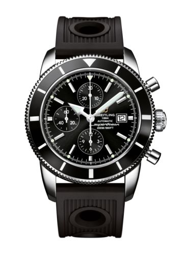 Breitling Superocean Heritage 46 Chronograph Paslanmaz Çelik / Siyah / Siyah / Kauçuk, referans A1332024.B908.201S