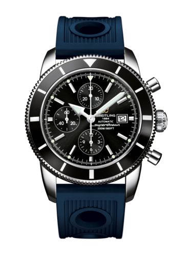 Breitling Superocean Heritage 46 Chronograph Paslanmaz Çelik / Siyah / Siyah / Kauçuk, referans A1332024.B908.205S