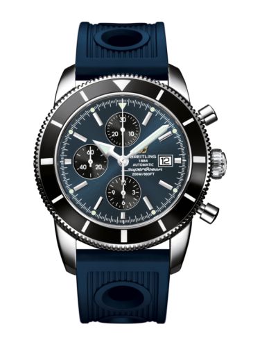 Breitling Superocean Heritage 46 Chronograph Paslanmaz Çelik / Siyah / Gun Mavi / Kauçuk, referans A1332024.C817.205S