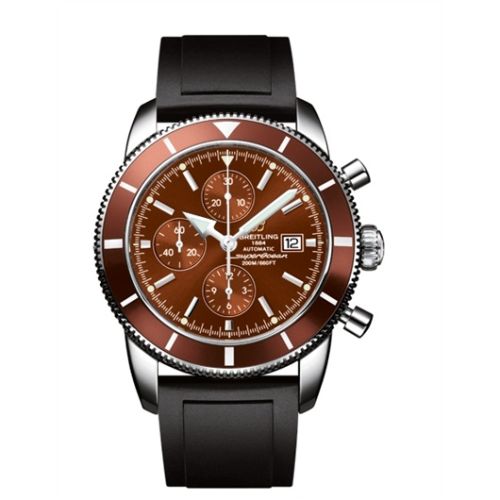 Breitling Superocean Heritage 46 Chronograph Paslanmaz Çelik / Bronze / Bronze / Kauçuk, referans A1332033.Q553.135S