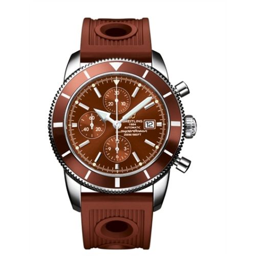 Breitling Superocean Heritage 46 Chronograph Paslanmaz Çelik / Bronze / Bronze / Kauçuk, referans A1332033.Q553.206S
