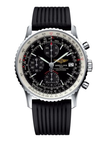 Breitling Navitimer Heritage Paslanmaz Çelik / Siyah / Kauçuk 42mm, referans A1332412.BF27.272S