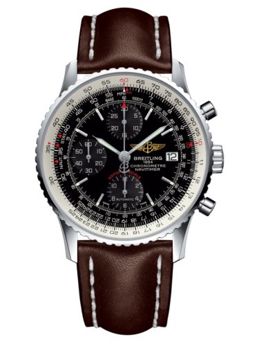 Breitling Navitimer Heritage Paslanmaz Çelik / Siyah / Calf 42mm, referans A1332412.BF27.437X