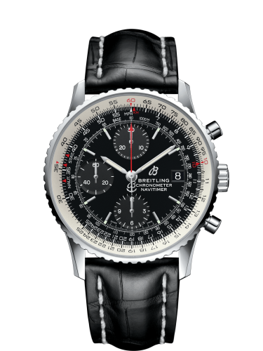 Breitling Navitimer 1 Chronograph 41 Paslanmaz Çelik / Siyah / Siyah Croco / Pin, referans A13324121B1P1