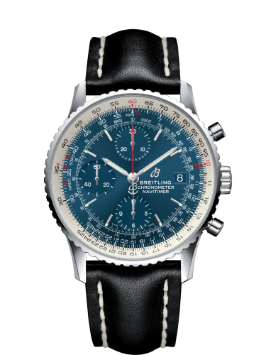 Breitling Navitimer 1 Chronograph 41 Paslanmaz Çelik / Mavi / Calf / Pin, referans A13324121C1X1