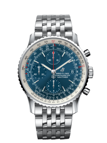 Breitling Navitimer 1 Chronograph 41 Paslanmaz Çelik / Mavi / Bilezik, referans A13324121C1A1