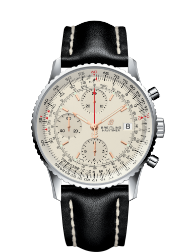 Breitling Navitimer 1 Chronograph 41 Paslanmaz Çelik / Gümüş / Calf / Pin, referans A13324121G1X2