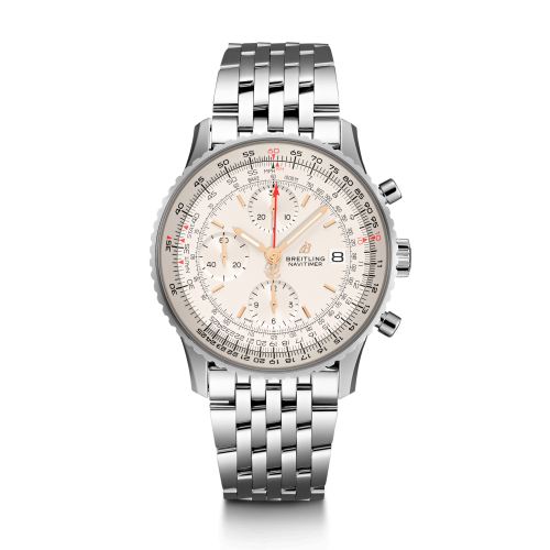 Breitling Navitimer 1 Chronograph 41 Paslanmaz Çelik / Gümüş / Bilezik, referans A13324121G1A1