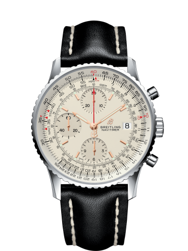 Breitling Navitimer 1 Chronograph 41 Paslanmaz Çelik / Gümüş / Calf / Folding, referans A13324121G1X4
