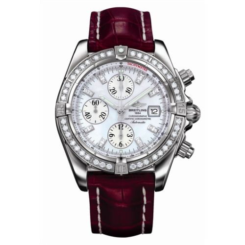 Breitling Chronomat Evolution Paslanmaz Çelik - Elmas / MOP, referans A1335611/A570