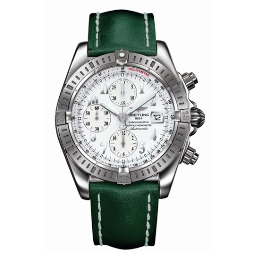 Breitling Chronomat Evolution Paslanmaz Çelik / Beyaz, referans A1335611/A573