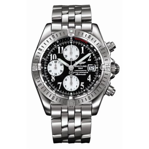 Breitling Chronomat Evolution Paslanmaz Çelik / Siyah, referans A1335611/B721