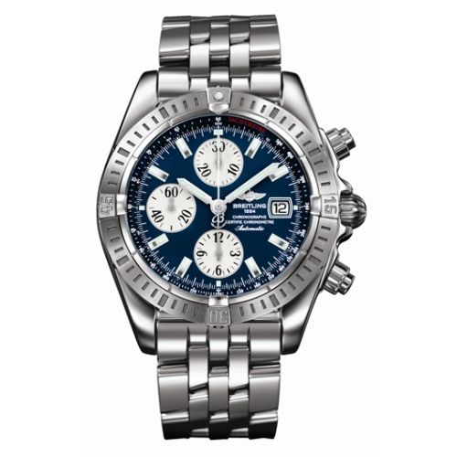 Breitling Chronomat Evolution Paslanmaz Çelik / Mavi, referans A1335611/C645