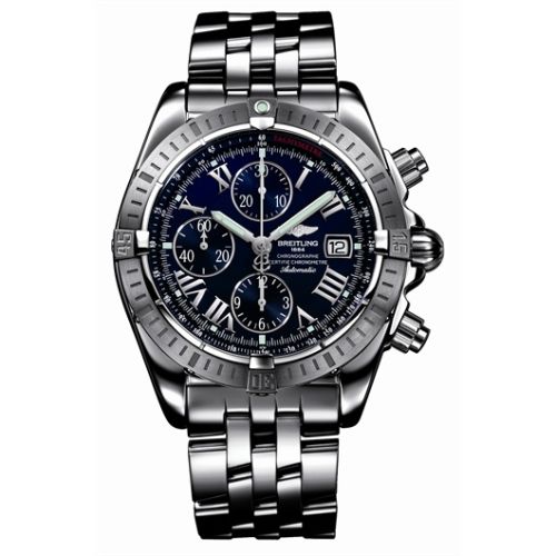 Breitling Chronomat Evolution Paslanmaz Çelik / Mavi - Roman, referans A1335611/C749