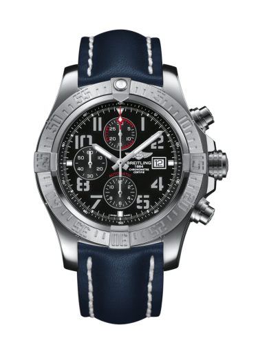 Breitling Super Avenger II Paslanmaz Çelik / Volcano Siyah / Calf / Pin 48mm, referans A1337111/BC28/101X/A20BA.1