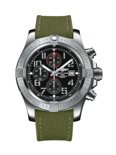 Breitling Super Avenger II Paslanmaz Çelik / Volcano Siyah / Military / Pin 48mm, referans A1337111/BC28/105W/A20BA.1