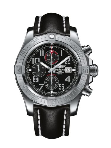 Breitling Super Avenger II Paslanmaz Çelik / Volcano Siyah / Calf / Pin 48mm, referans A1337111/BC28/441X/A20BA.1