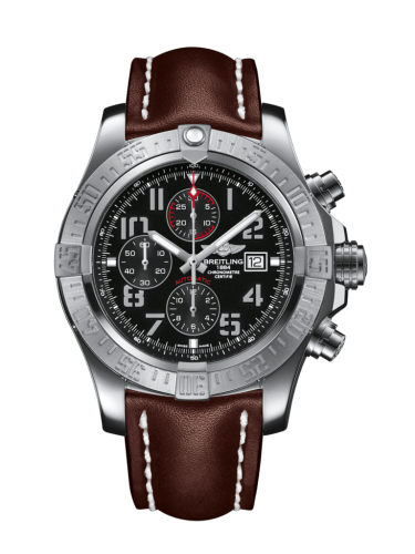 Breitling Super Avenger II Paslanmaz Çelik / Volcano Siyah / Calf / Folding 48mm, referans A1337111/BC28/444X/A20D.1