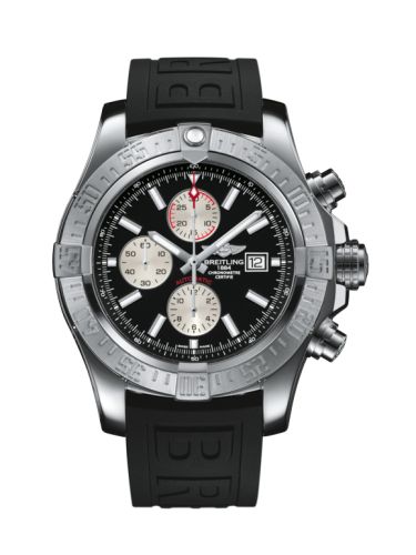 Breitling Super Avenger II Paslanmaz Çelik / Volcano Siyah / Kauçuk / Pin 48mm, referans A13371111B1S2