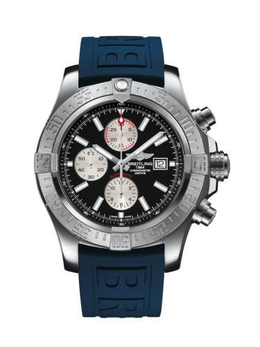 Breitling Super Avenger II Paslanmaz Çelik / Volcano Siyah / Kauçuk / Pin 48mm, referans A1337111/BC29/159S/A20S.1