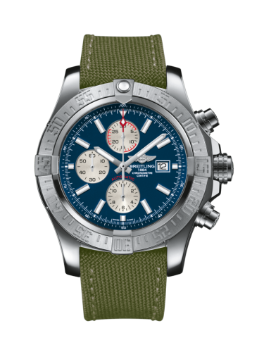 Breitling Super Avenger II Paslanmaz Çelik / Mariner Mavi / Military / Pin 48mm, referans A1337111/C871/105W/A20BA.1