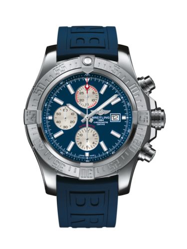 Breitling Super Avenger II Paslanmaz Çelik / Mariner Mavi / Kauçuk / Pin 48mm, referans A13371111C1S2