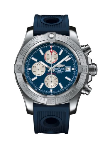 Breitling Super Avenger II Paslanmaz Çelik / Mariner Mavi / Kauçuk / Folding 48mm, referans A1337111/C871/205S/A20D.1