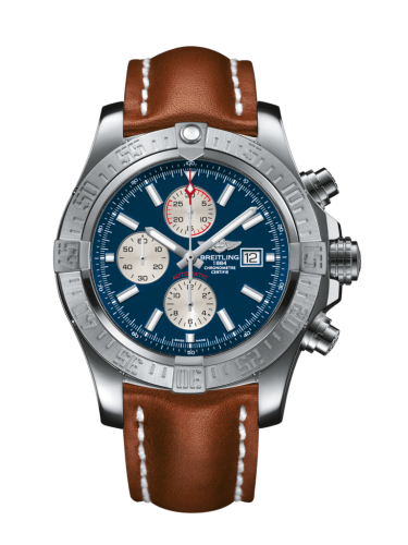Breitling Super Avenger II Paslanmaz Çelik / Mariner Mavi / Calf / Folding 48mm, referans A1337111/C871/440X/A20D.1