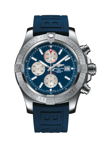 Breitling Super Avenger II Paslanmaz Çelik / Mariner Mavi / Kauçuk / Folding 48mm, referans A13371111C1S1