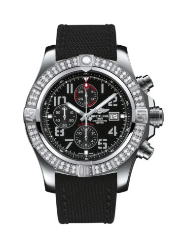 Breitling Super Avenger II Paslanmaz Çelik / Elmas / Volcano Siyah / Military / Pin 48mm, referans A1337153/BC28/104W/A20BA.1