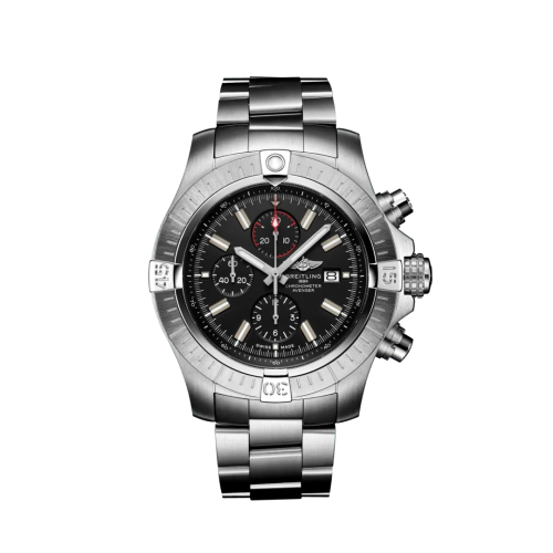 Breitling Avenger Chronograph 48 Paslanmaz Çelik / Siyah / Bilezik, referans A13375101B1A1