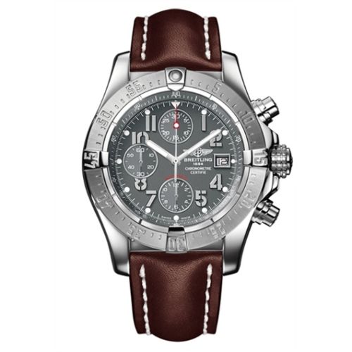 Breitling Avenger Gri / Calf 45.4mm, referans A1338012.F547.437X