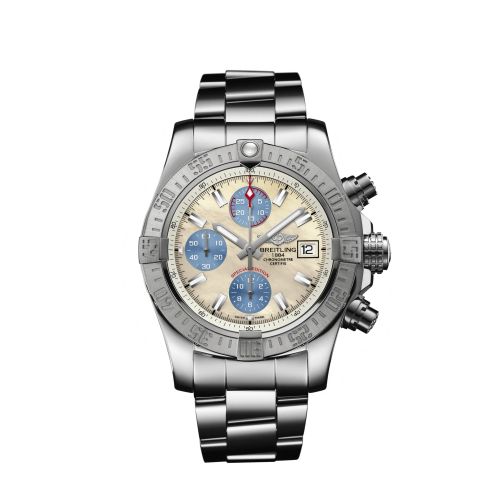 Breitling Avenger II Paslanmaz Çelik / Mother-of-Pearl Sky / Japan Special Edition 43mm, referans A1338111/A808/170A