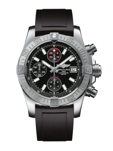 Breitling Avenger II Paslanmaz Çelik / Volcano Siyah / Kauçuk 43mm, referans A1338111.BC32.131S