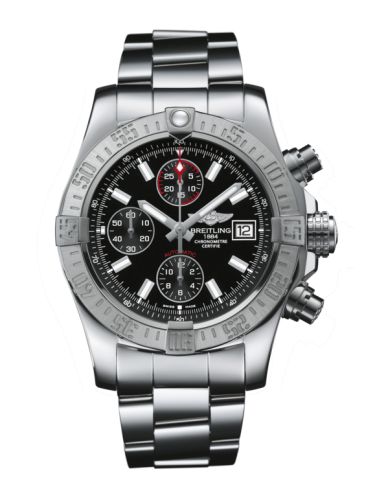 Breitling Avenger II Paslanmaz Çelik / Volcano Siyah / Bilezik 43mm, referans A13381111B1A1