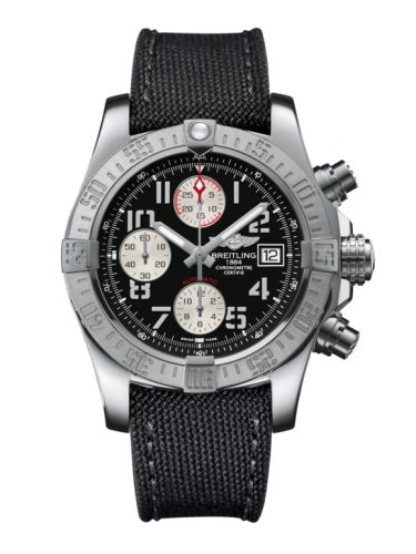 Breitling Avenger II Paslanmaz Çelik / Volcano Siyah / Military 43mm, referans A1338111.BC33.109W