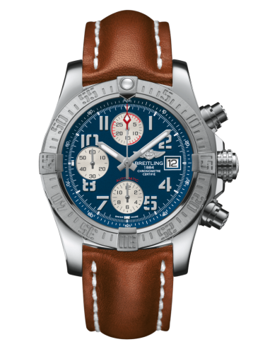 Breitling Avenger II Paslanmaz Çelik / Mariner Mavi / Calf / Folding 43mm, referans A1338111/C870/434X/A20D.1